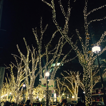 池田櫻が撮ったクリスマス風景